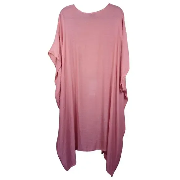 Coco+Carmen Kiara Lightweight Open Front Kimono Wrap Crochet Lace Trim One Size - Picture 3 of 8